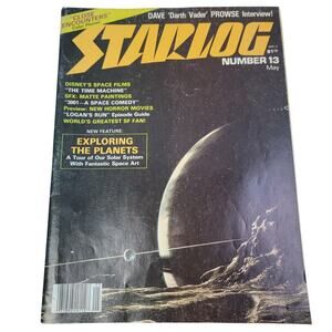 Vintage May 1978 Starlog The Magazine of the Future Number 13 Solar System Art